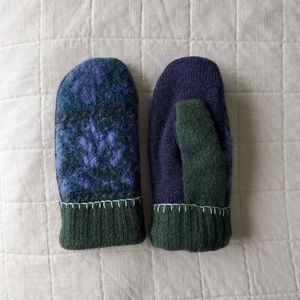 Vintage Handmade Wool Mittens